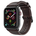 Dux Ducis Apple Watch Series 9/8/SE (2022)/7/SE/6/5/4/3/2/1 Nahkaranneke - 41mm/40mm/38mm - Kahvi