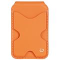 Dux Ducis Papo RFID-suojattu magneettinen korttikotelo ja teline - MagSafe-yhteensopiva - oranssi