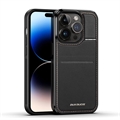 iPhone 15 Pro Dux Ducis Rafi Hybridikotelo kanssa RFID - Musta