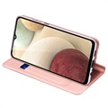 Dux Ducis Skin Pro Samsung Galaxy A12 Läppäkotelo - Ruusukulta