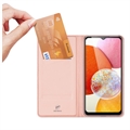 Dux Ducis Skin Pro Samsung Galaxy A14 Lompakkokotelo - Pinkki