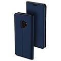 Samsung Galaxy S9 Dux Ducis Skin Pro Läppäkotelo - Tummansininen