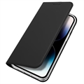 iPhone 15 Pro Max Dux Ducis Skin Pro Lompakkokotelo - Musta