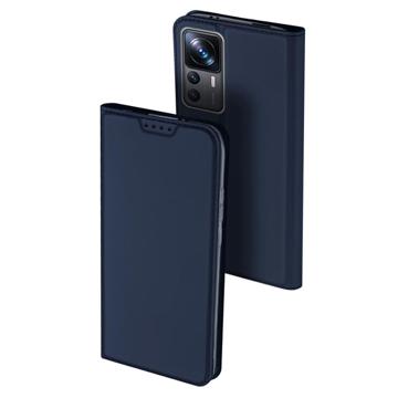 Dux Ducis Skin Pro Xiaomi 12T/12T Pro Lompakkokotelo - Sininen
