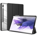 Dux Ducis Toby Samsung Galaxy Tab S7+/S7 FE/S8+ Tri-Fold Läppäkotelo - Musta