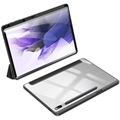 Dux Ducis Toby Samsung Galaxy Tab S7+/S7 FE/S8+ Tri-Fold Lompakkokotelo - Musta