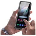 Dux Ducis Venice Samsung Galaxy Z Fold3 5G Nahkapinnoitettu Suojakuori - Musta