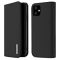 Dux Ducis Wish iPhone 11 Nahkainen Lompakkokotelo - Musta