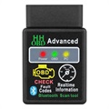 ELM327 V2.1 Bluetooth OBD2 Auton Vianetsintätyökalu - Musta