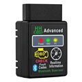 ELM327 V2.1 Bluetooth OBD2 Auton Vianetsintätyökalu - Musta