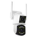 ESCAM PT210 kaksitehoinen PTZ-kamera, jossa on kaksisuuntainen ääni ja värillinen yönäkö - 3MP, WiFi