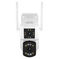 ESCAM PT210 kaksitehoinen PTZ-kamera, jossa on kaksisuuntainen ääni ja värillinen yönäkö - 3MP, WiFi