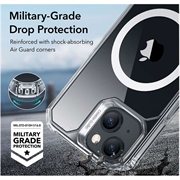 iPhone 15 ESR Air Armor HaloLock Mag Hybridikotelo - Kirkas