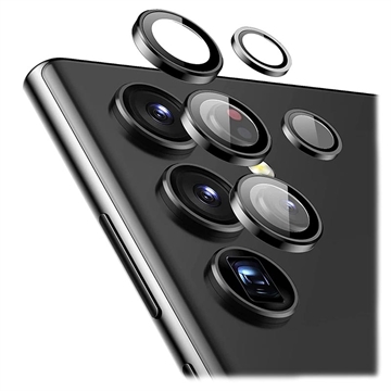 ESR Samsung Galaxy S22 Ultra 5G Kameralinssin Panssarilasi - Musta