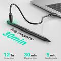 ESR Geo Digital Stylus -kynä iPadille - Apple Find My Compatible - Musta