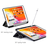 iPad 10.2 2019/2020/2021 ESR Rebound Pencil Lompakkokotelo - Musta