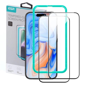 iPhone 16 Pro ESR Suojalasi - 9H, 0.3mm - 2 Kpl.