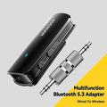 ESSAGER ES-BT09 Monikäyttöinen Bluetooth-sovitin Kannettava langallinen langattomaan BT5.3 Lavalier-muuntimeen Tuki mikrofonille