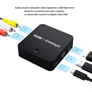 EZCAP 181P yhden napsautuksen transkriptio VHS nauha MP4 CVBS AV Video Recording Converter Recorder HD Video Port HD