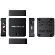 EZCAP 181P yhden napsautuksen transkriptio VHS nauha MP4 CVBS AV Video Recording Converter Recorder HD Video Port HD