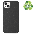 Eco Nature iPhone 14 Hybridikotelo - Musta
