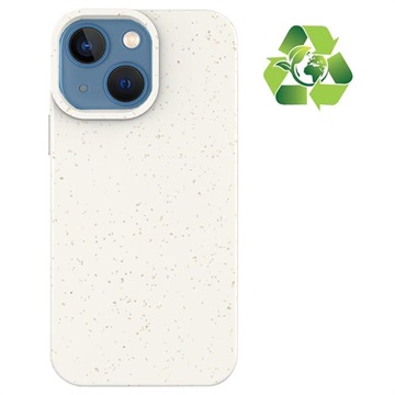 Eco Nature iPhone 13 Hybridikotelo - Valkoinen
