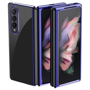 Galvanoitu Runkoinen Samsung Galaxy Z Fold3 5G Kotelo - Sininen