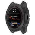 Galvanoitu Garmin Fenix 7X/7X Solar TPU Suojakotelo - Musta