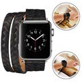 Fancy Apple Watch Series 4/3/2/1 Punottu Hihna - 38mm, 40mm