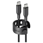 Empower by PanzerGlass USB-C-kaapeli - 240W, 2m - musta