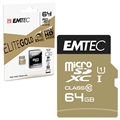 Emtec Elite Gold UHS-I U1 MicroSD Card - ECMSDM64GXC10GP