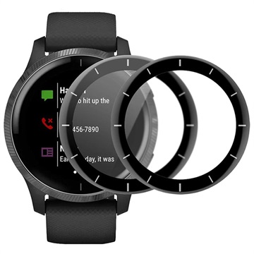 Enkay 3D Garmin Vivoactive 4 Panssarilasi - 9H - 45mm - 2 Kpl.