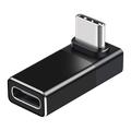 Enkay ENK-AT133 90 asteen USB-C-sovitin, 4K-tuki - 40Gbps/240W - musta