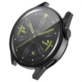 Enkay Huawei Watch GT 3 Kotelo Panssarilasisella - 46mm - Musta