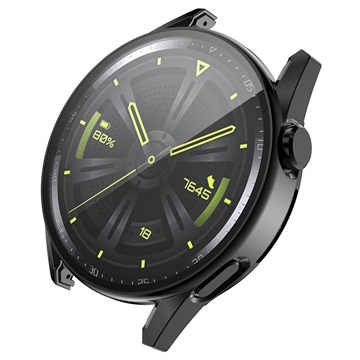 Enkay Huawei Watch GT 3 Kotelo Panssarilasi - 9H sella - 46mm - Musta