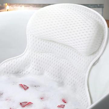 Ergonominen 4D-kylpytyyny - valkoinen