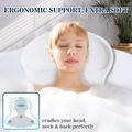 Ergonominen 4D-kylpytyyny - valkoinen