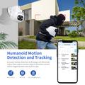 Escam PT304 4MP WiFi-kamera, jossa on kaksoisvalon yönäkökenttä