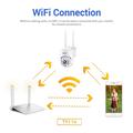 Escam TY114 4MP Wi-Fi-valvontakamera, jossa on liiketunnistin