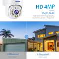 Escam TY114 4MP Wi-Fi-valvontakamera, jossa on liiketunnistin