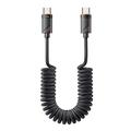 Essager Spring USB-C-kaapeli PD-pikalatauksella - 1.8m/60W - musta