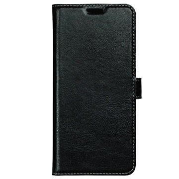 Samsung Galaxy S8+ Essentials Nahkakotelo - Musta