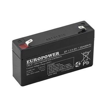 Europower EP1.2-6 AGM-akku 6V/1.2Ah