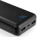 EverActive EB-L20k Power Bank 20000mAh - 2xUSB-A - musta - musta