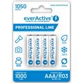 EverActive Professional Line EVHRL03-1050 ladattavat AAA-paristot 1050mAh - 4 kpl.