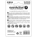 EverActive Professional Line EVHRL14-5000 ladattavat C-akut 5000mAh - 2 kpl.