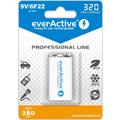 EverActive Professional Line EVHRL22-320 ladattava 9V akku 320mAh