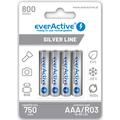 EverActive Silver Line EVHRL03-800 ladattavat AAA-paristot 800mAh - 4 kpl.