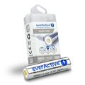 EverActive Silver+ Lithium MicroUSB ladattava 18650 akku - 2600mAh