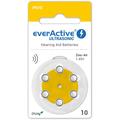 EverActive Ultrasonic 10/PR70 kuulokojeiden paristot - 6 kpl.